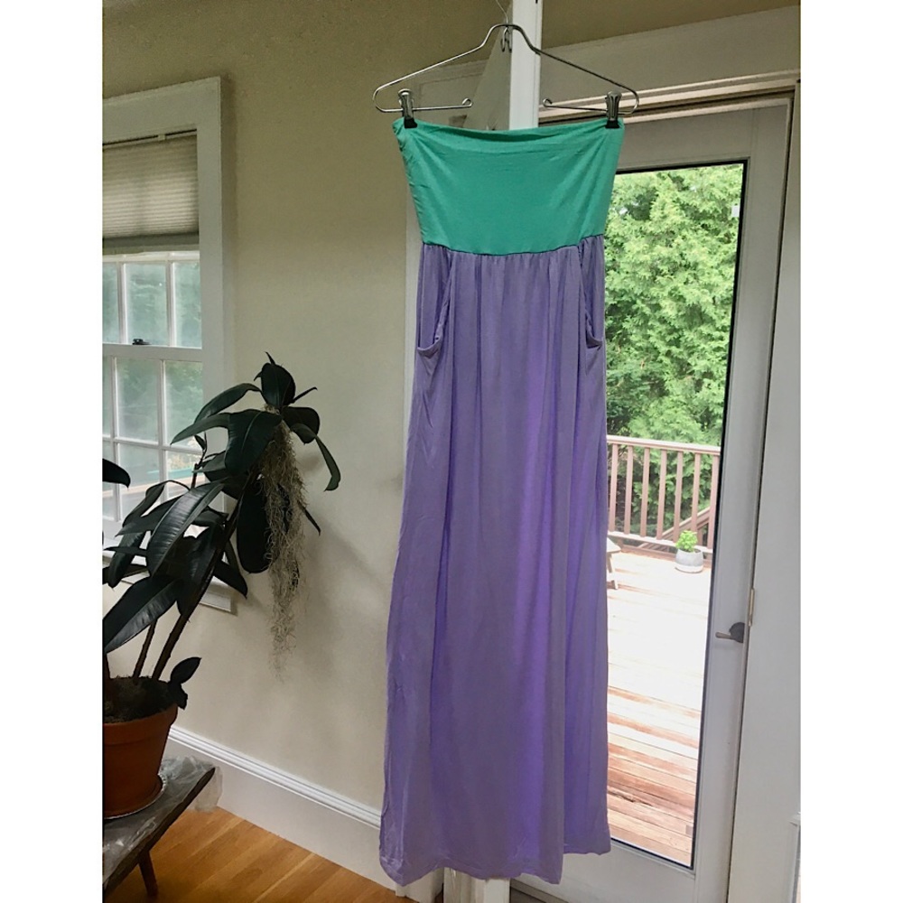 Strapless Maxi - With Pockets!